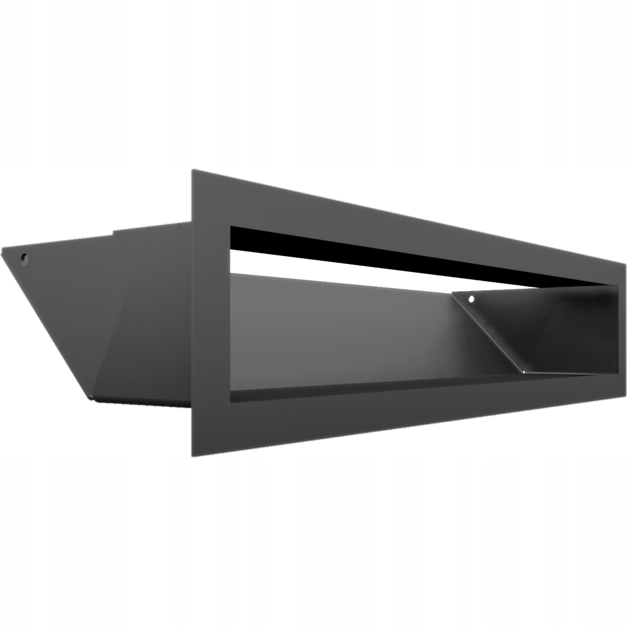 Krbová větrací mřížka Luft Sf Slim 9x40 cm grafitová