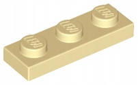 

Lego Płytka 1x3 Tan Beż 3623 Nowa 10szt