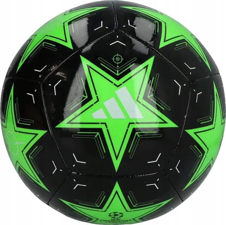 Fotbalový míč Adidas Ucl Club 24/25 velikost 3 zeleno-černý