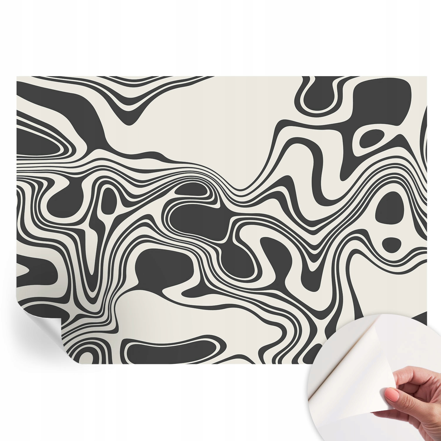 Designová fototapeta na zeď Samolepicí Dynamické linie 312 x 219 cm