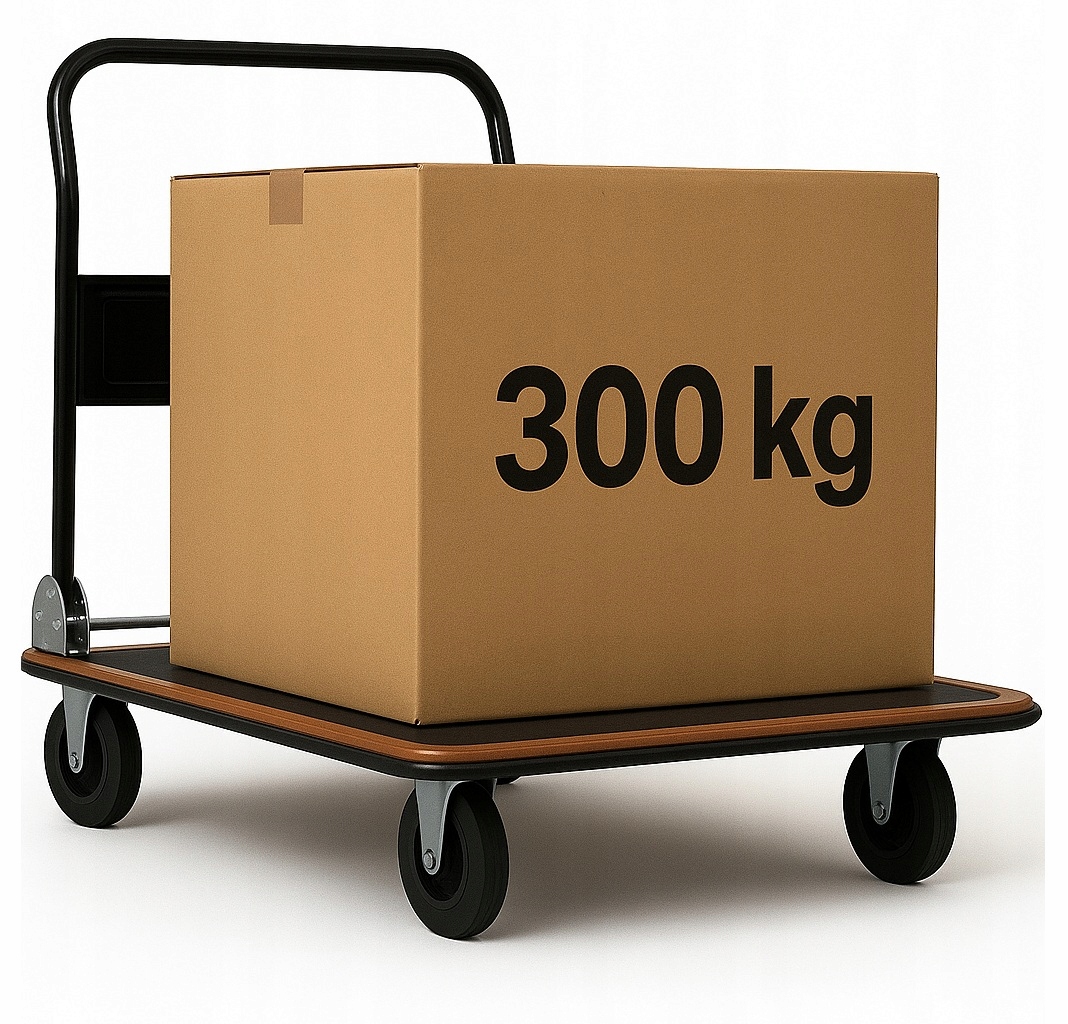 Wózek transportowy platforma magazynowy platformowy towarowy STRONG 300kg
