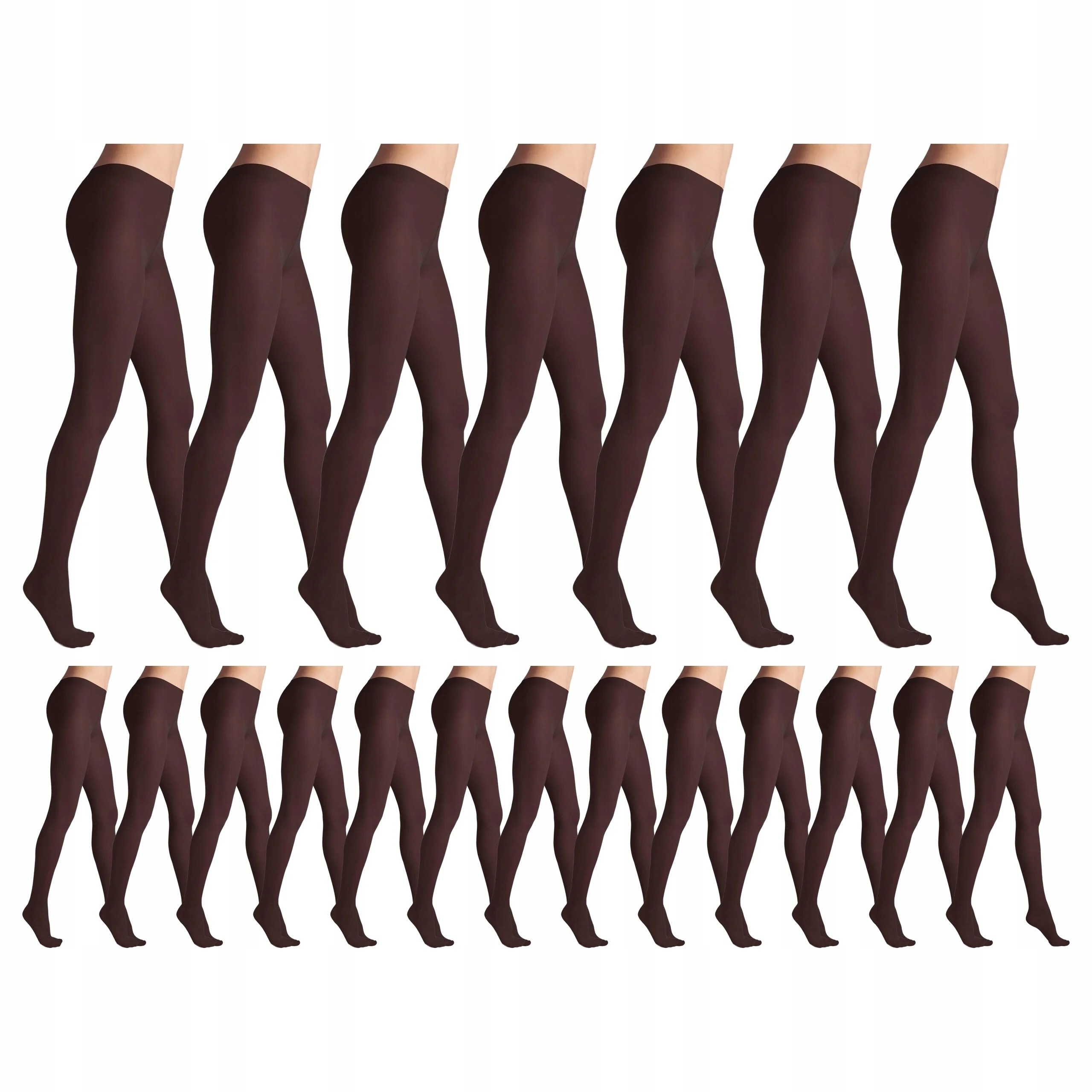 20 x Punčocháče 40 den matné bez kalhotek Tonic Marilyn 2-S Brown