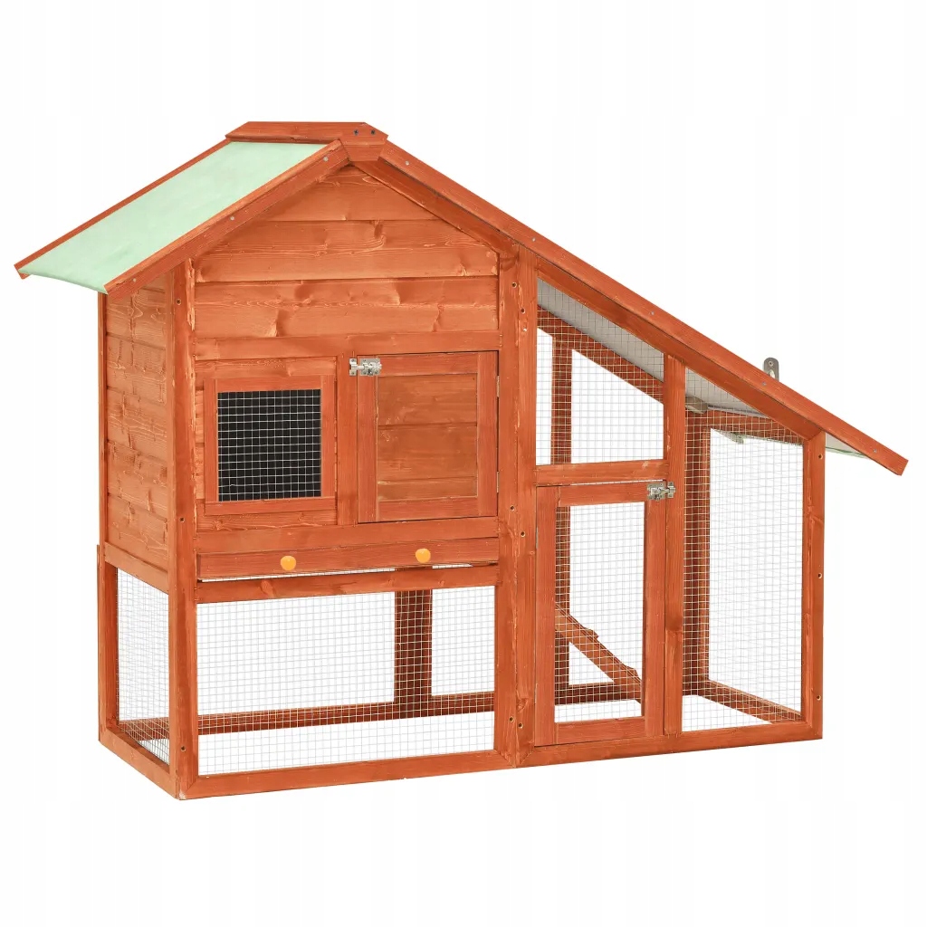Levně Klec pro králíka 140x63x120 cm jedlové dřevo