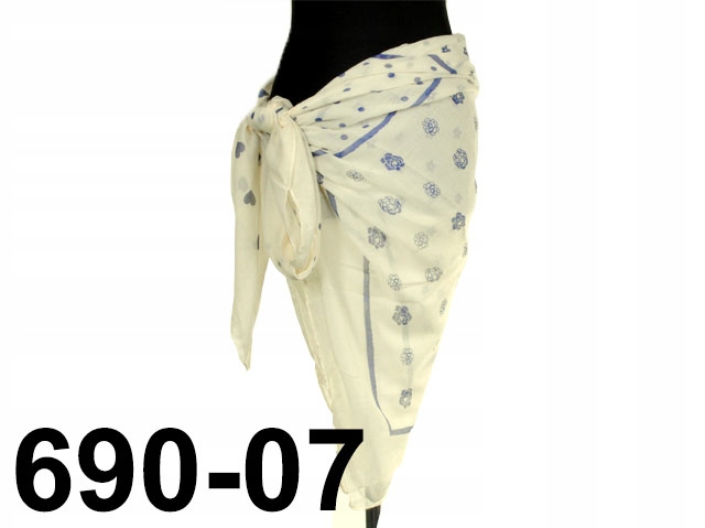 CHUSTA PLAŻOWA PRZEWIEWNE PAREO DŁUGIE MAXI 690-07 Płeć kobieta