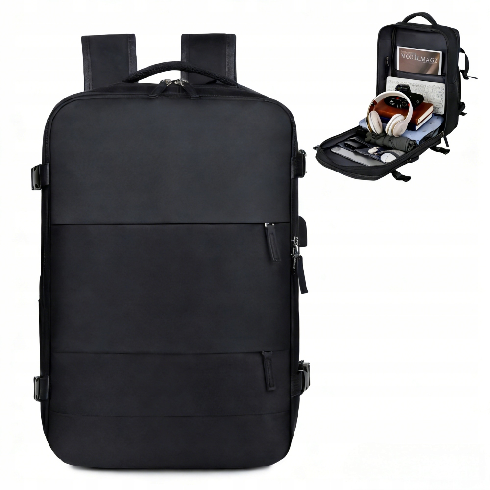 Plecak Do Samolotu Podróżny Wizzair 45x30x18 Bagaż Podręczny Kabinowy Usb