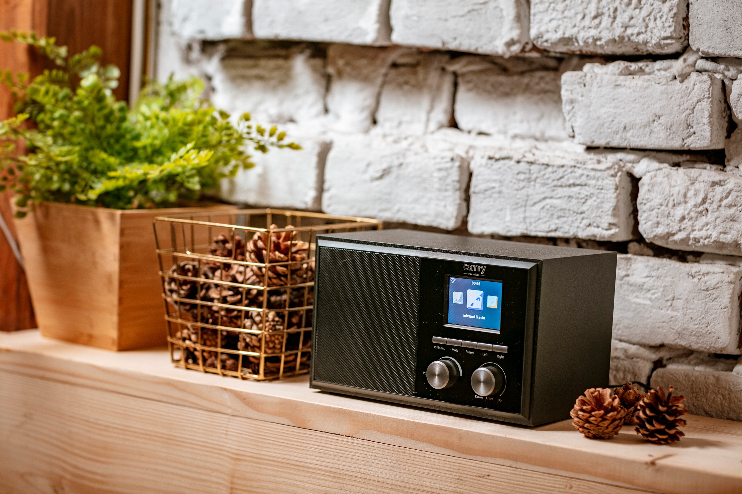 RADIO KUCHENNE DAB LEPSZY ZASIĘG AUX LCD Kolor czarny