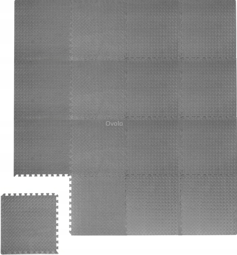 Ochranná Gumová Podložka Puzzle 60x60 Do Posilovny Pod Vybavení 16 Kusů