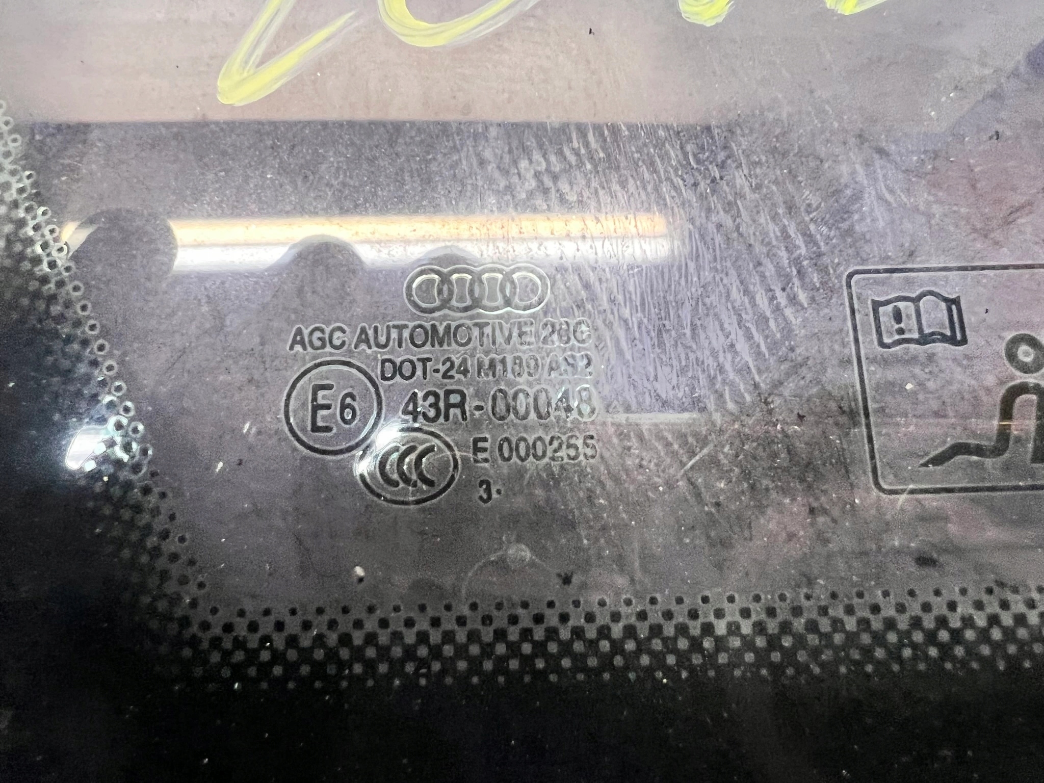 window bodywork left rear part CHROM FOLIA AUDI Q3 8U 2013R