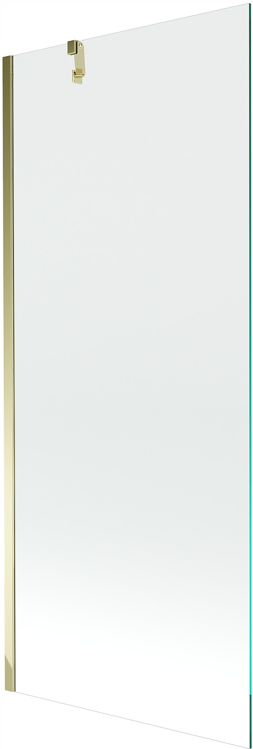 Mexen Next Zástěna na vanu 1-křídlá 80x150 cm, průhledná, zlatá