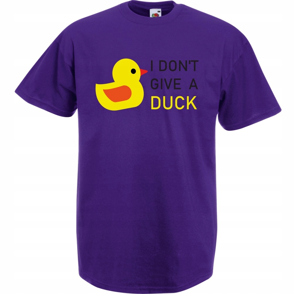 

Koszulka zabawna dont give a duck XL fioletowa