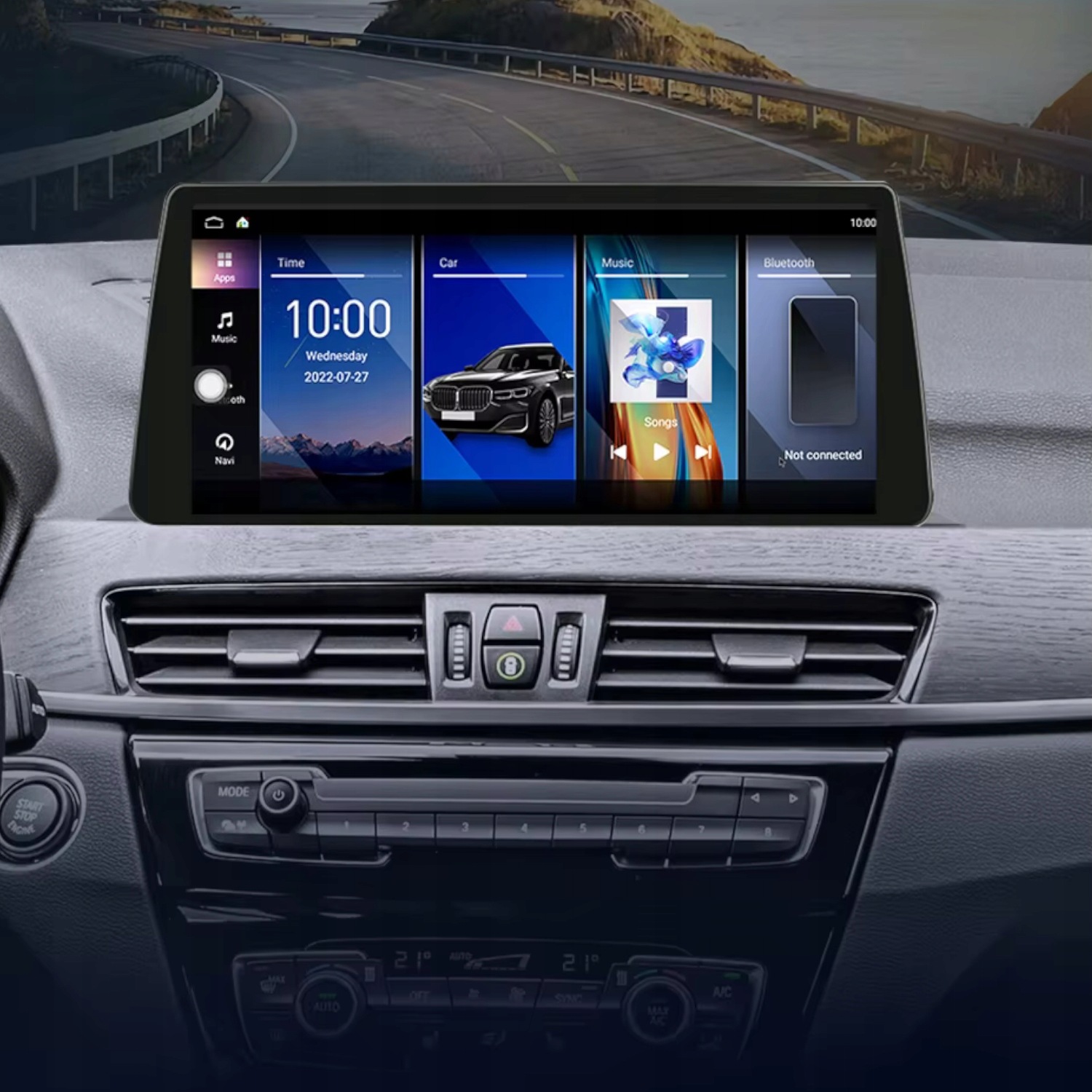 Radio Android do BMW X1 F48 X2 F49 (2013-2020) EVO 12.3 cal 8+128 GB
