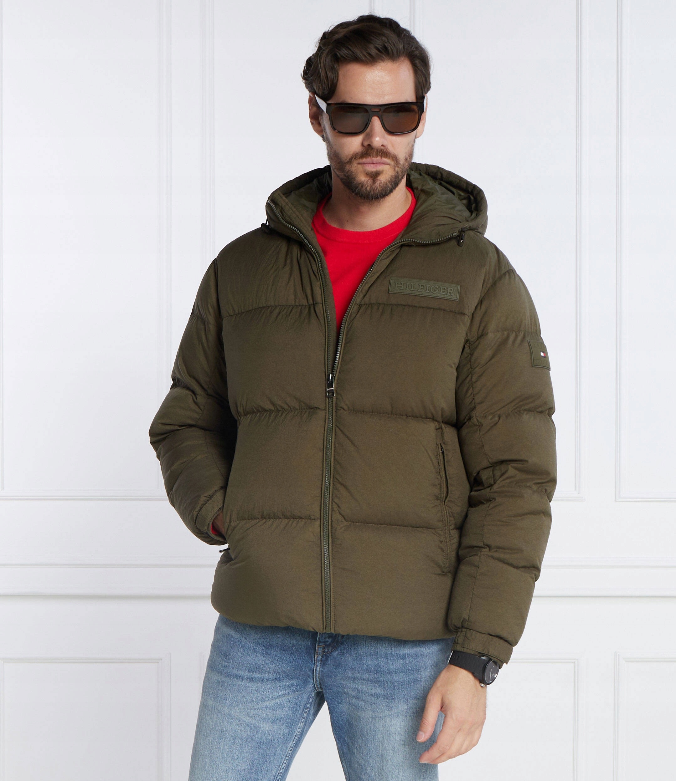 Tommy Hilfiger Péřová Bunda New York Hooded MW0MW32777 R XL