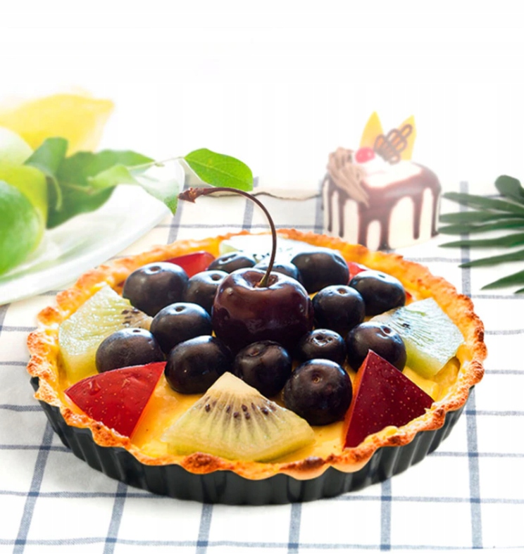 FORMA BLACHA TARTA TARTY METAL WYJMOWANE DNO 27cm Marka Brunbeste