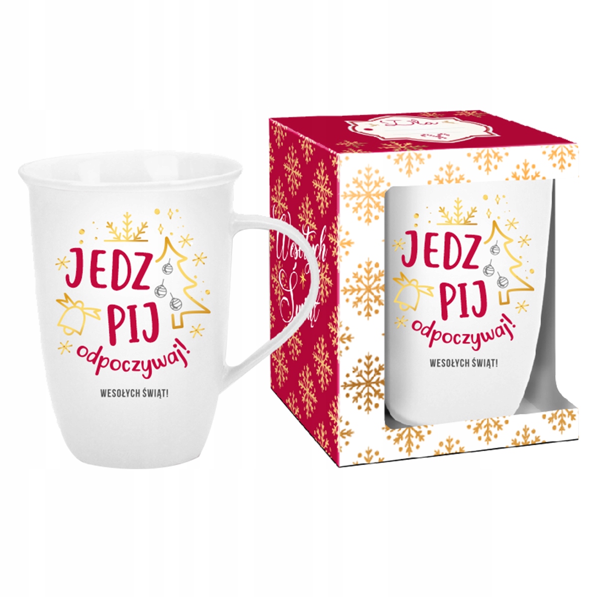 kubek matowy 430ml - Jedz, pij, odpoczywaj — 3