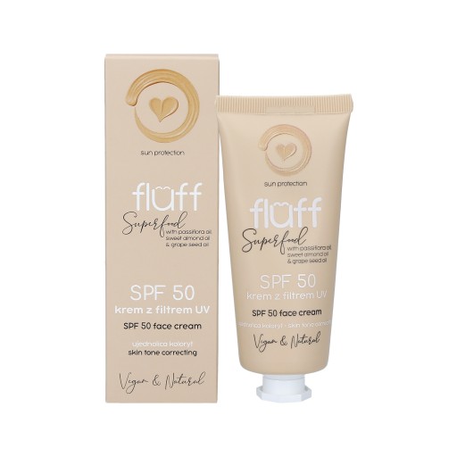 

Fluff Krem Spf 50 Wyrównujący Koloryt Skóry 50 ML