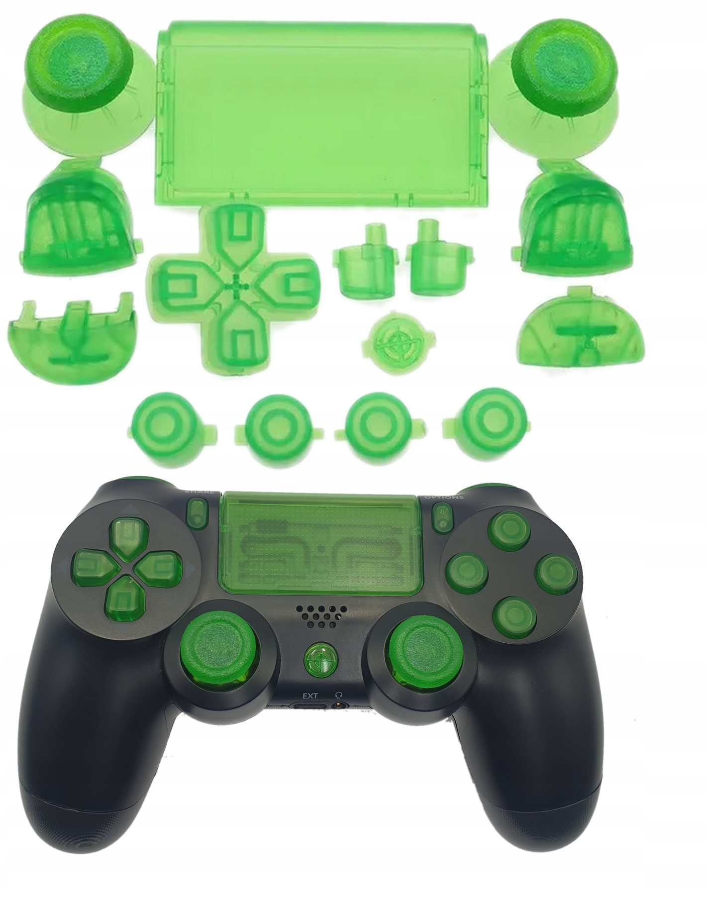 ZESTAW PRZYCISKÓW PRZYCISKI + GRZYBKI I ZAŚLEPKA DO PADA PS4 JDS 040 050