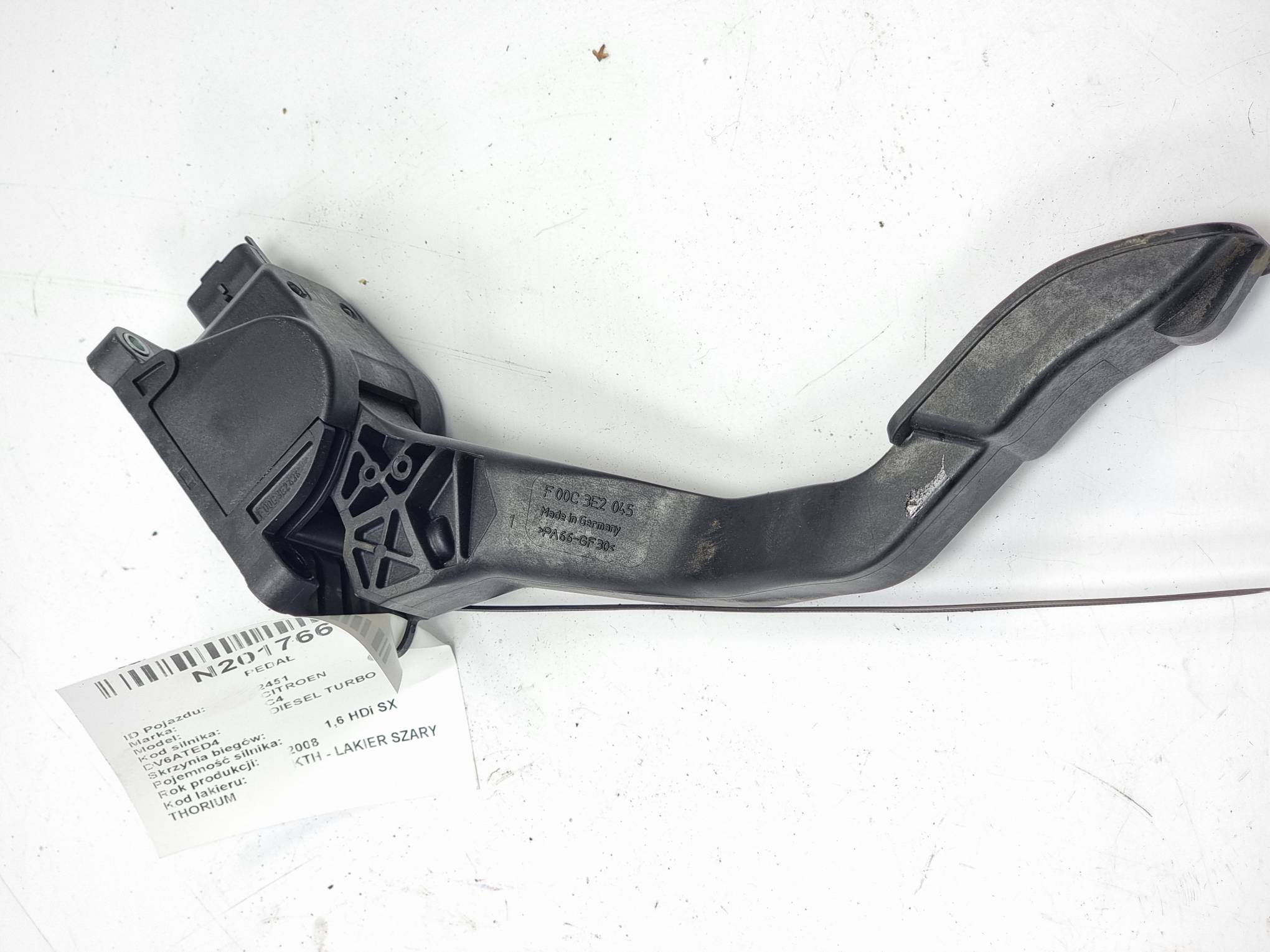 PEDAL 9680565880 CITROEN C4