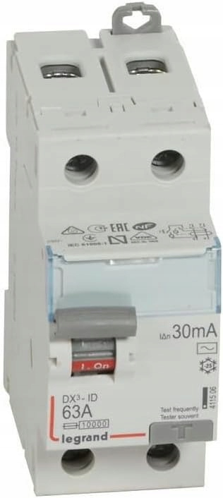 26BN Legrand LEG411506 Diferenciál 2P 230 V 63 A