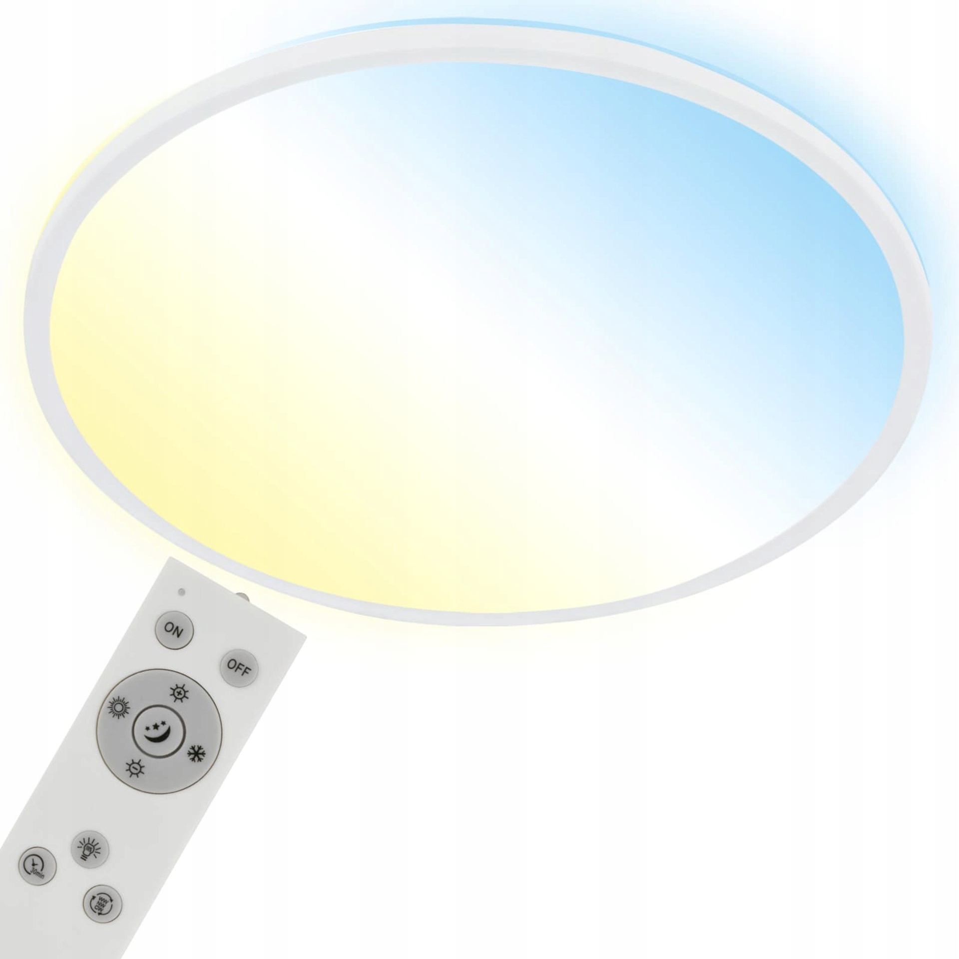 Ultraplochý Led panel Briloner Brilo 3728-016, 48 cm, Cct, 31 W, biely