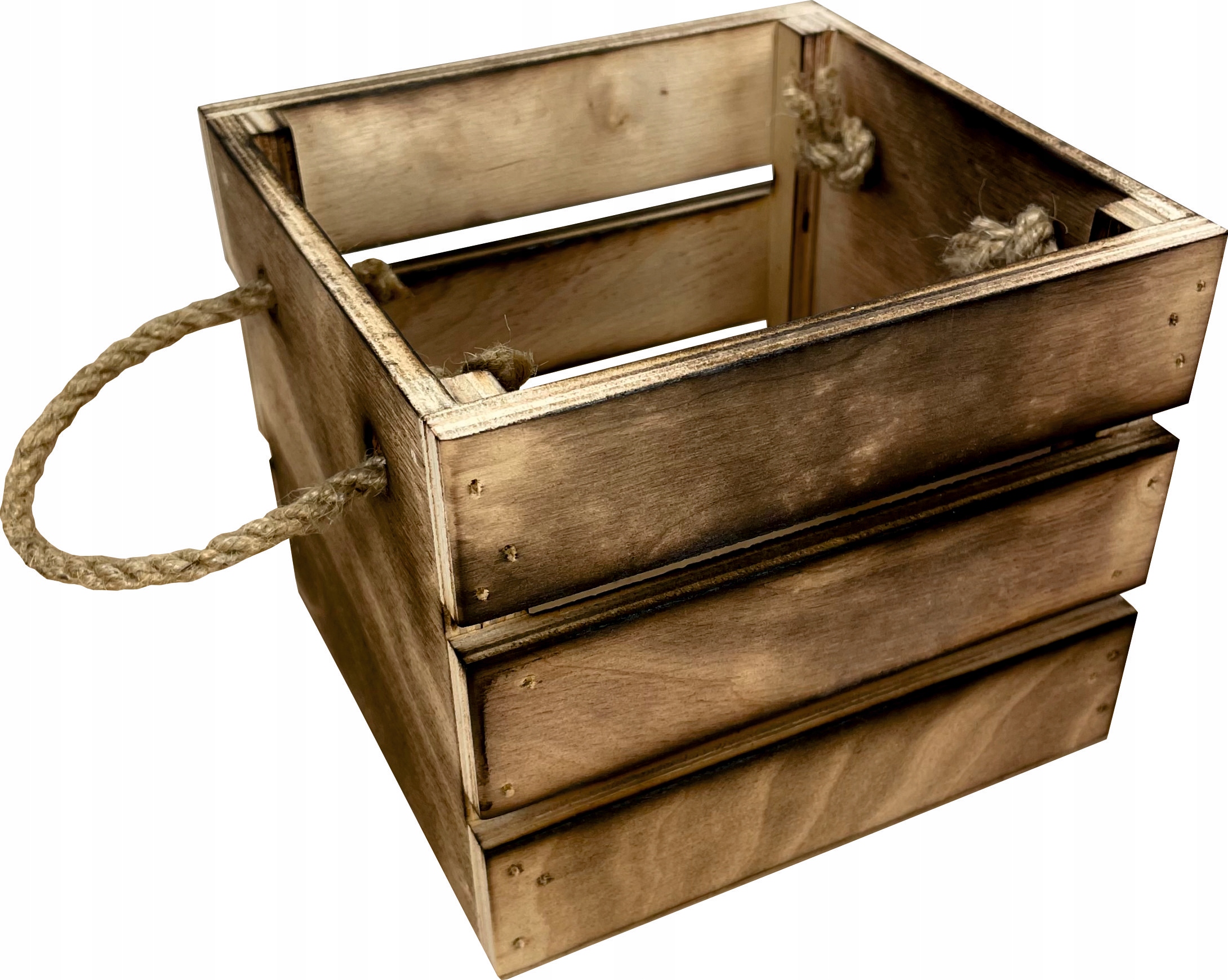 SKRZYNECZKA RETRO OPALANA KWIATEK ZIOŁA DOM OGRÓD Marka inny