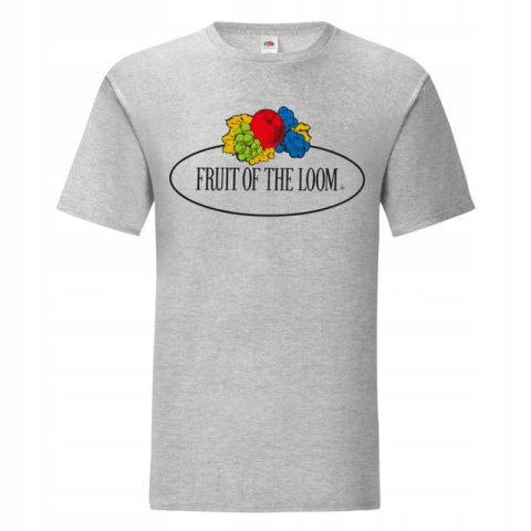 

Koszulka męska Vintage duże logo FruitLoom GreyXXL