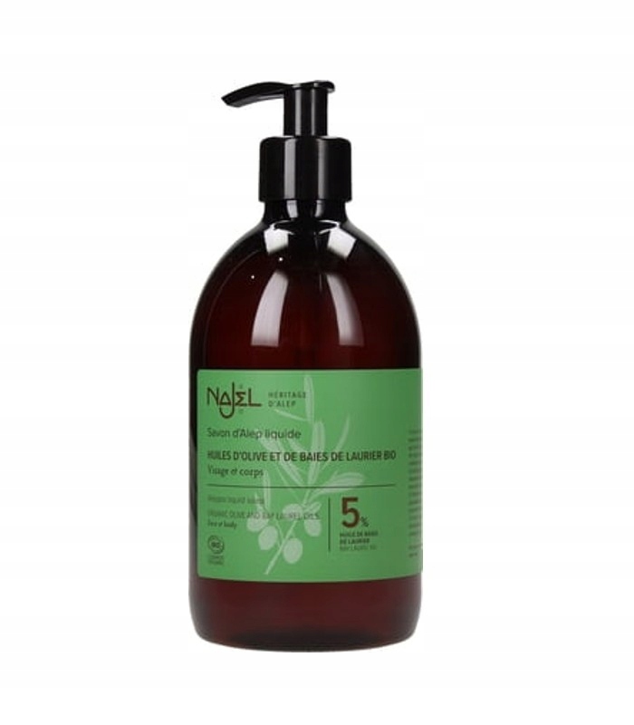 

Oryginalne Mydło Aleppo W Płynie 500 ML Najel