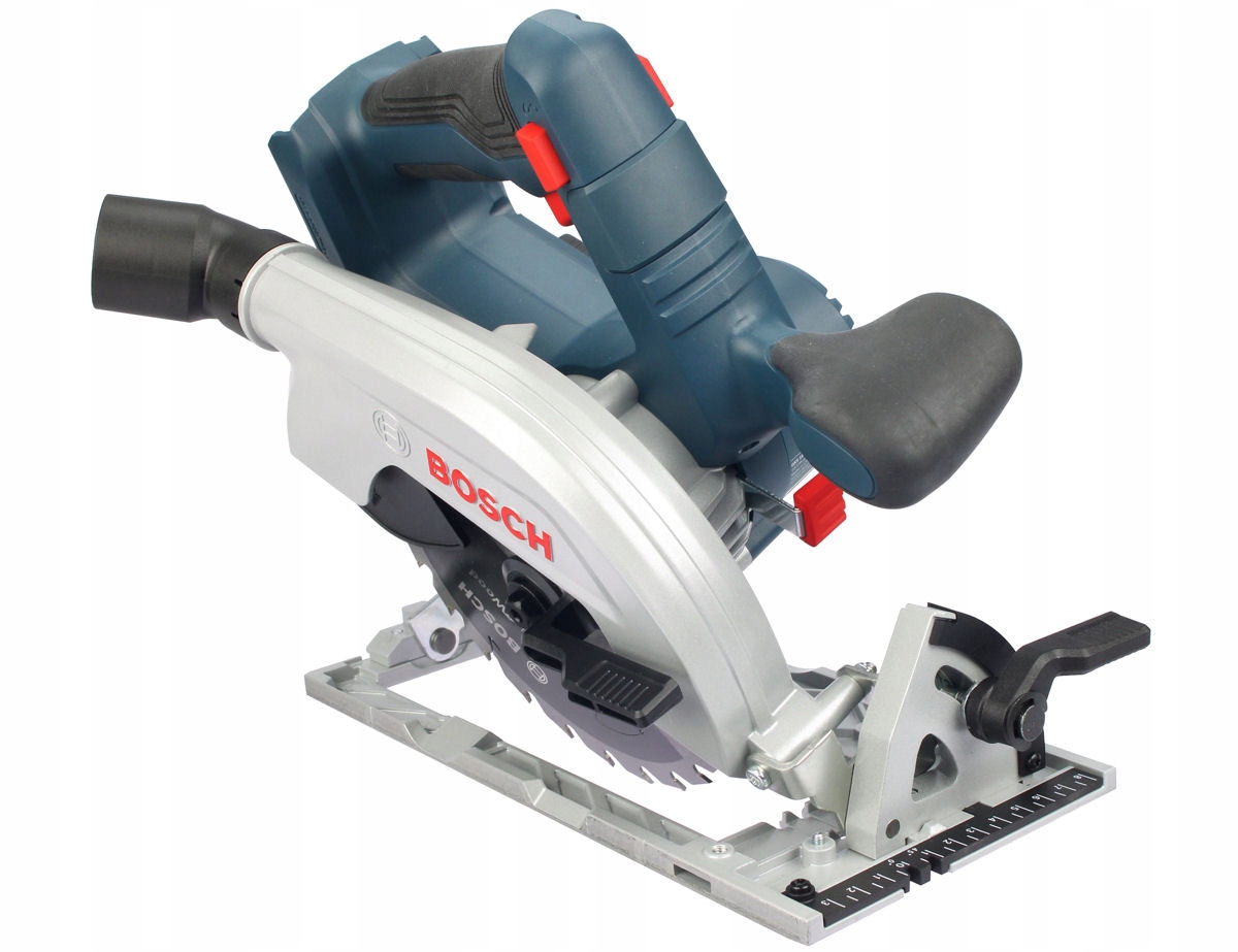 PILARKA TARCZOWA GKS 185-LI BOSCH BEZSZCZOTKOWA Praca z szyną prowadzącą nie