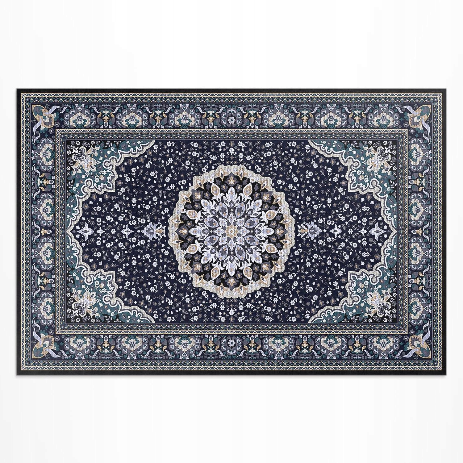 Terasový vinylový koberec Vodotesný Mandala vzorovaný ornament 140 x 210 cm