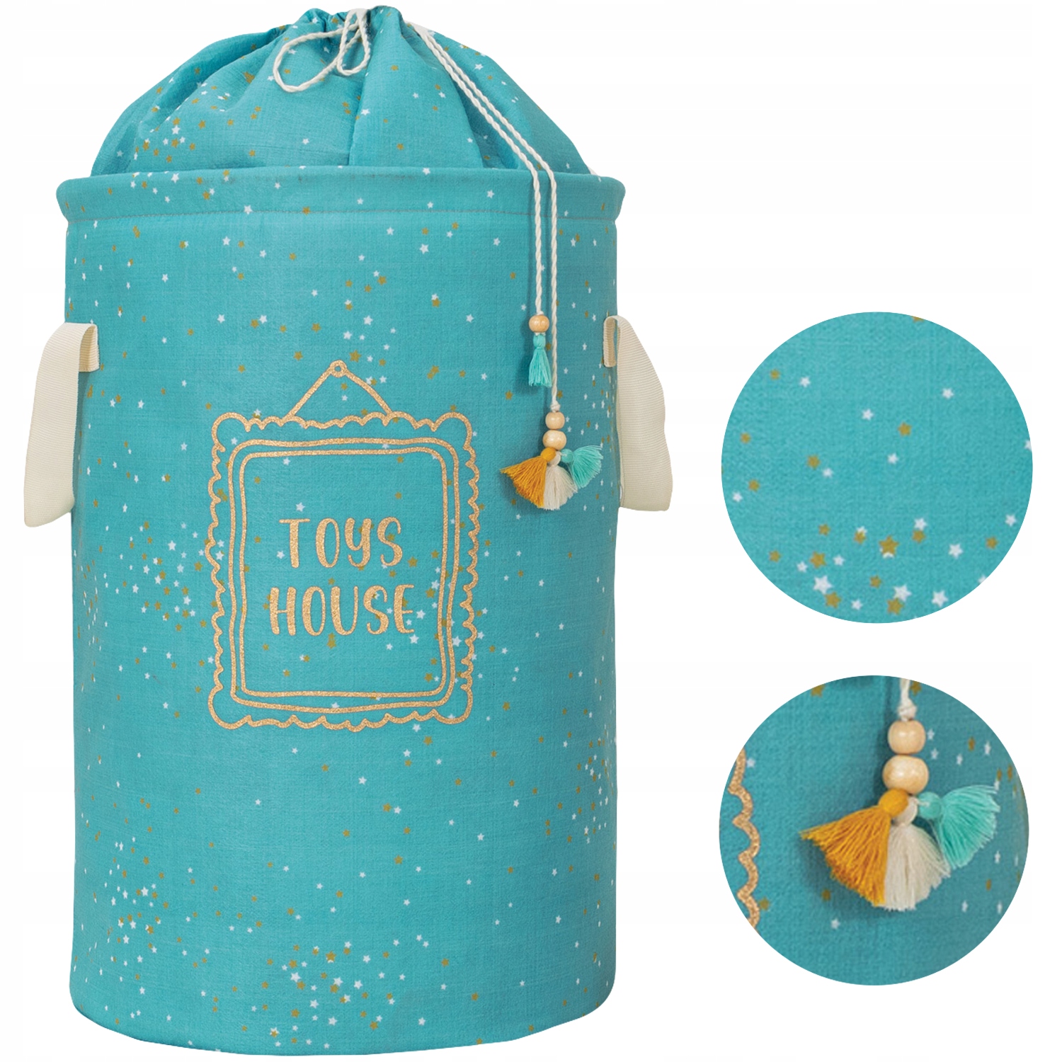 

Kosz Na Zabawki Organizer Worek Pojemnik Duży XL