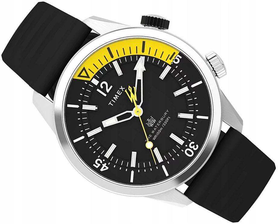 Módní Pánské Hodinky Timex TW2V73400 Waterbury Dive 41MM WR100 Originál Box