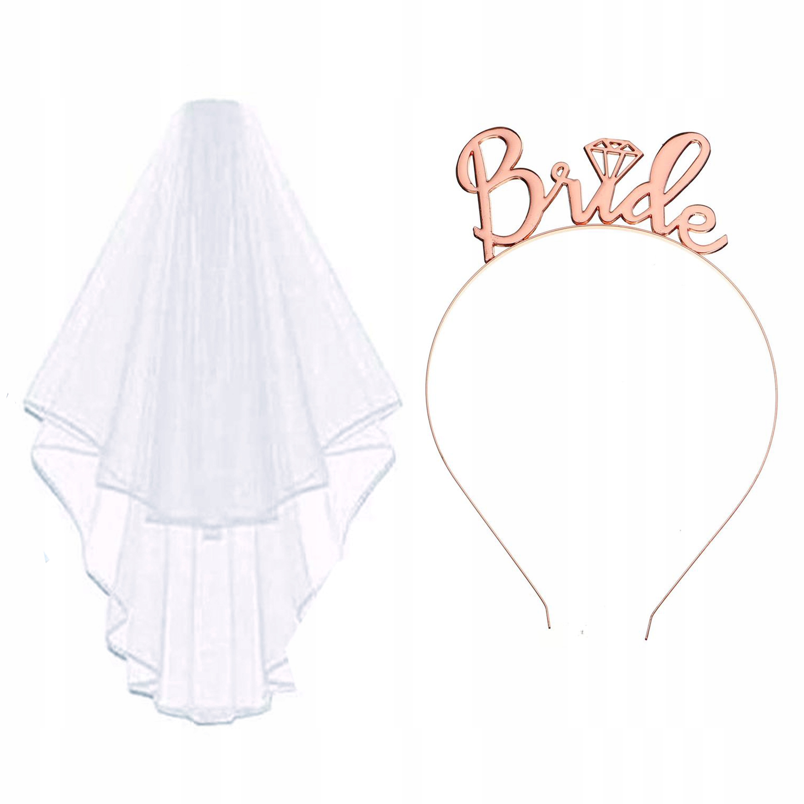 

Welon opaska Bride zestaw panieński Panna Młoda