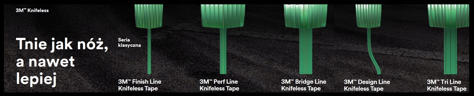 Tasma tnaca Knifeless Triline 6mm 50mb Type knife