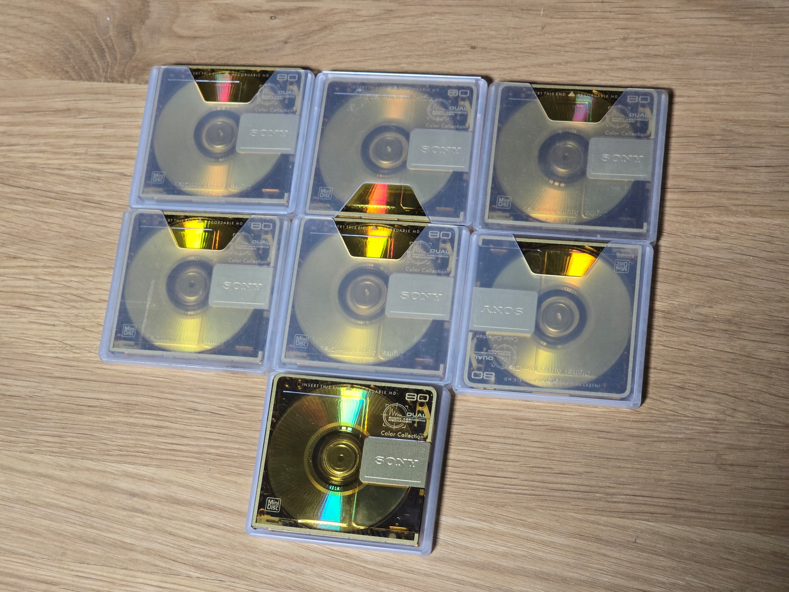 MiniDisc Sony COLOR COLLECTION 80 GOLD