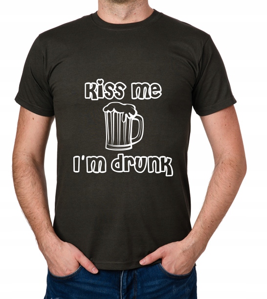 

koszulka Kiss Me I'M Drunk prezent