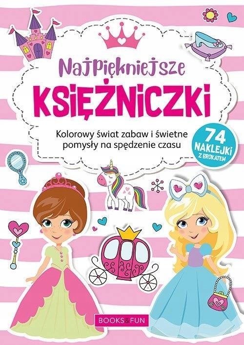 

Kolorowanka Z Naklej.- Najpiękniejsze Księżniczki
