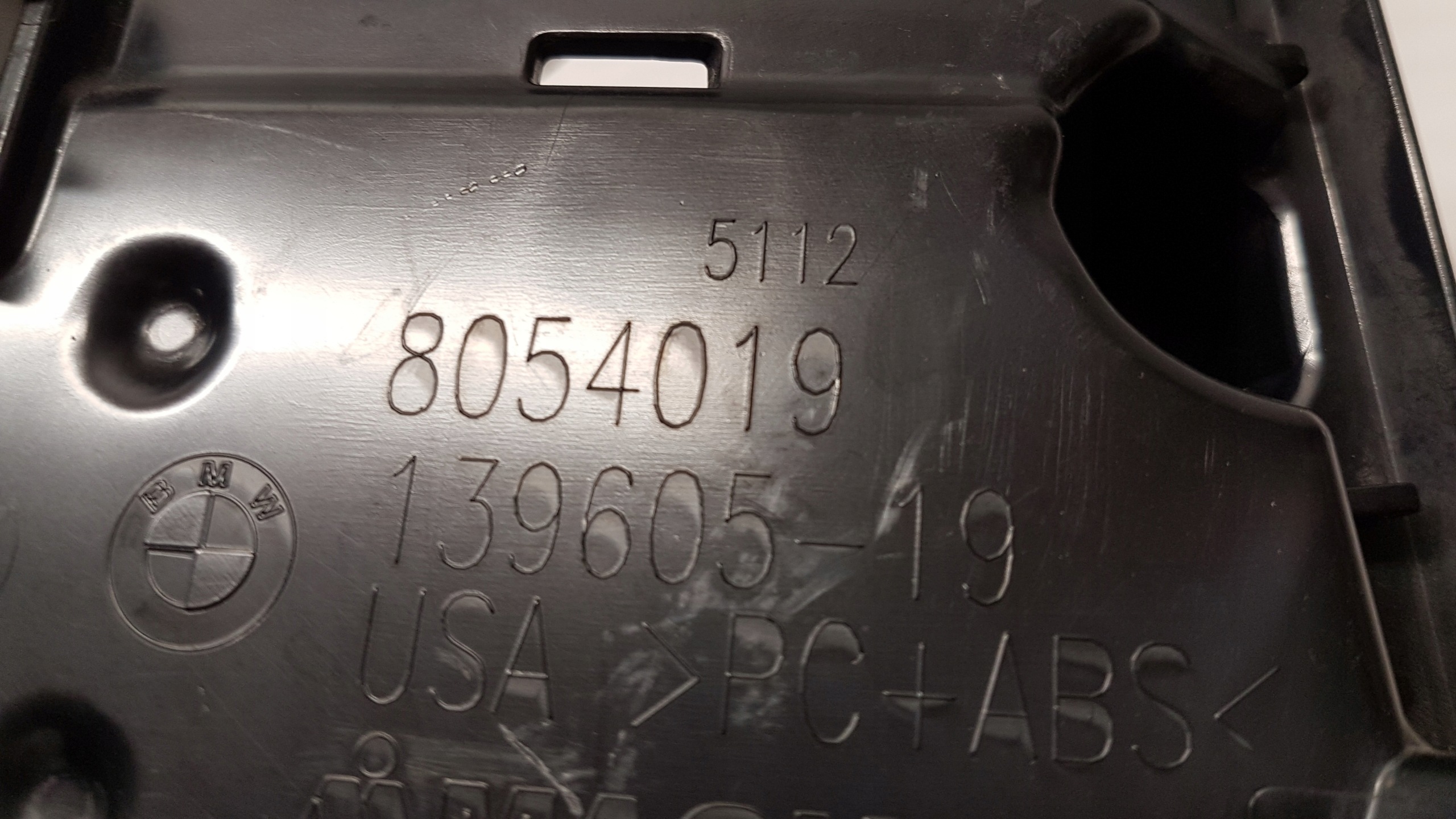 bumper bracket left rear part BMW X5 F15 m-packet 8054019