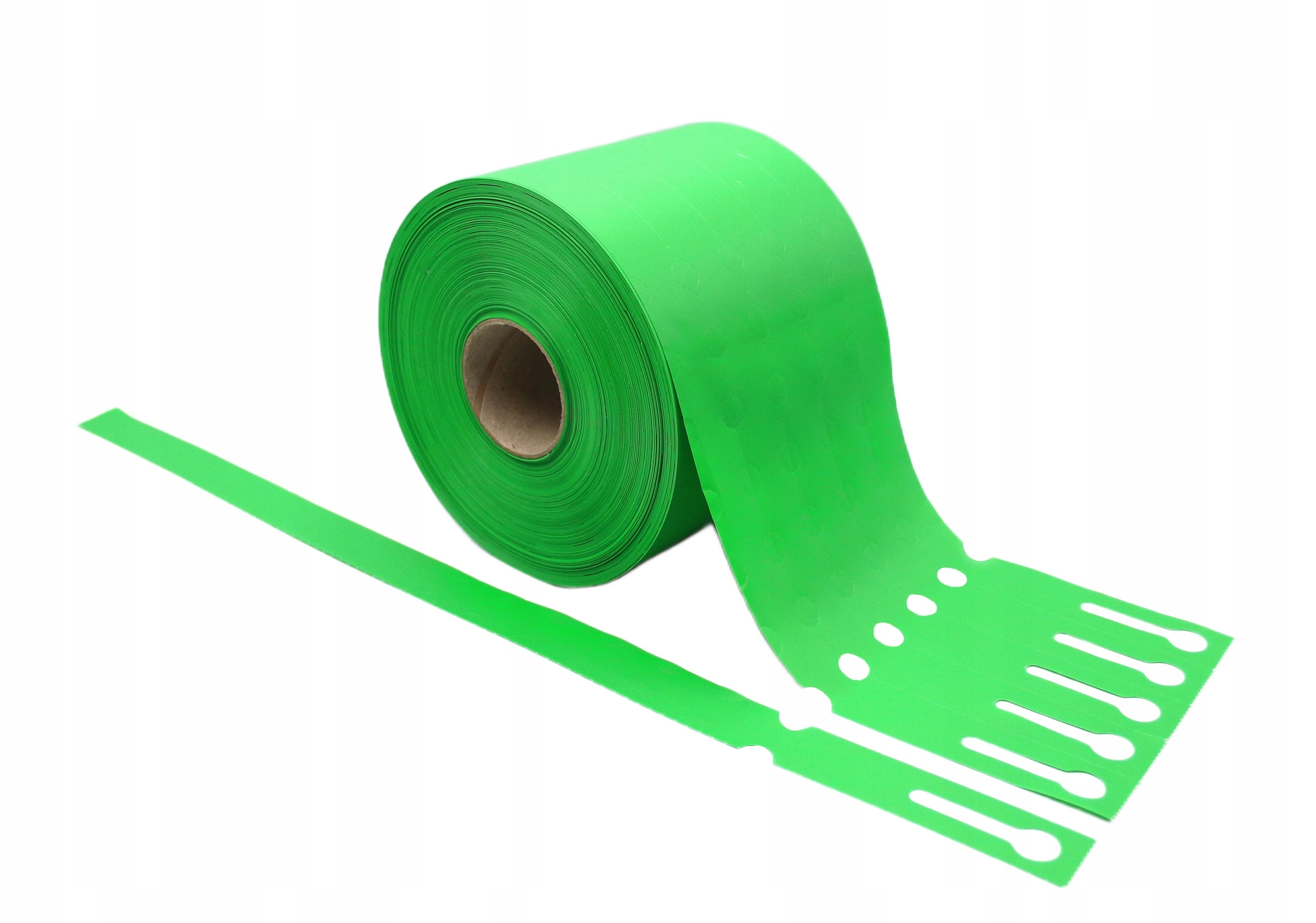 Smyčkové zahradnické/sadové etikety Zelené 400x20mm (20x400)(60-190)