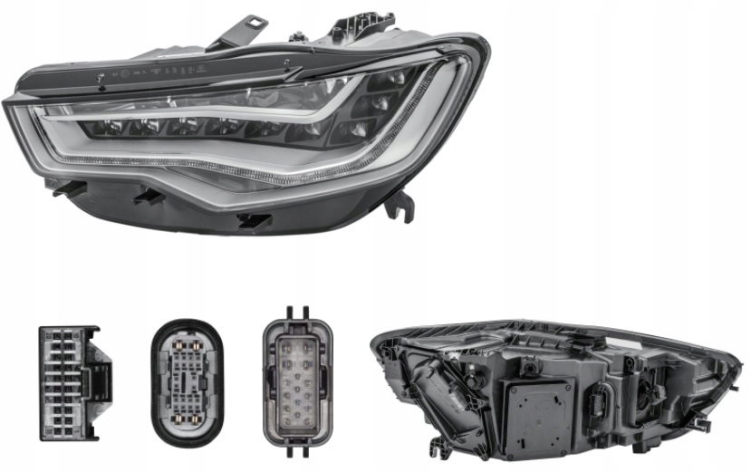 REFLEKTOR LAMPA LEWY AUDI A6 4G C7 11-14 LED HELLA