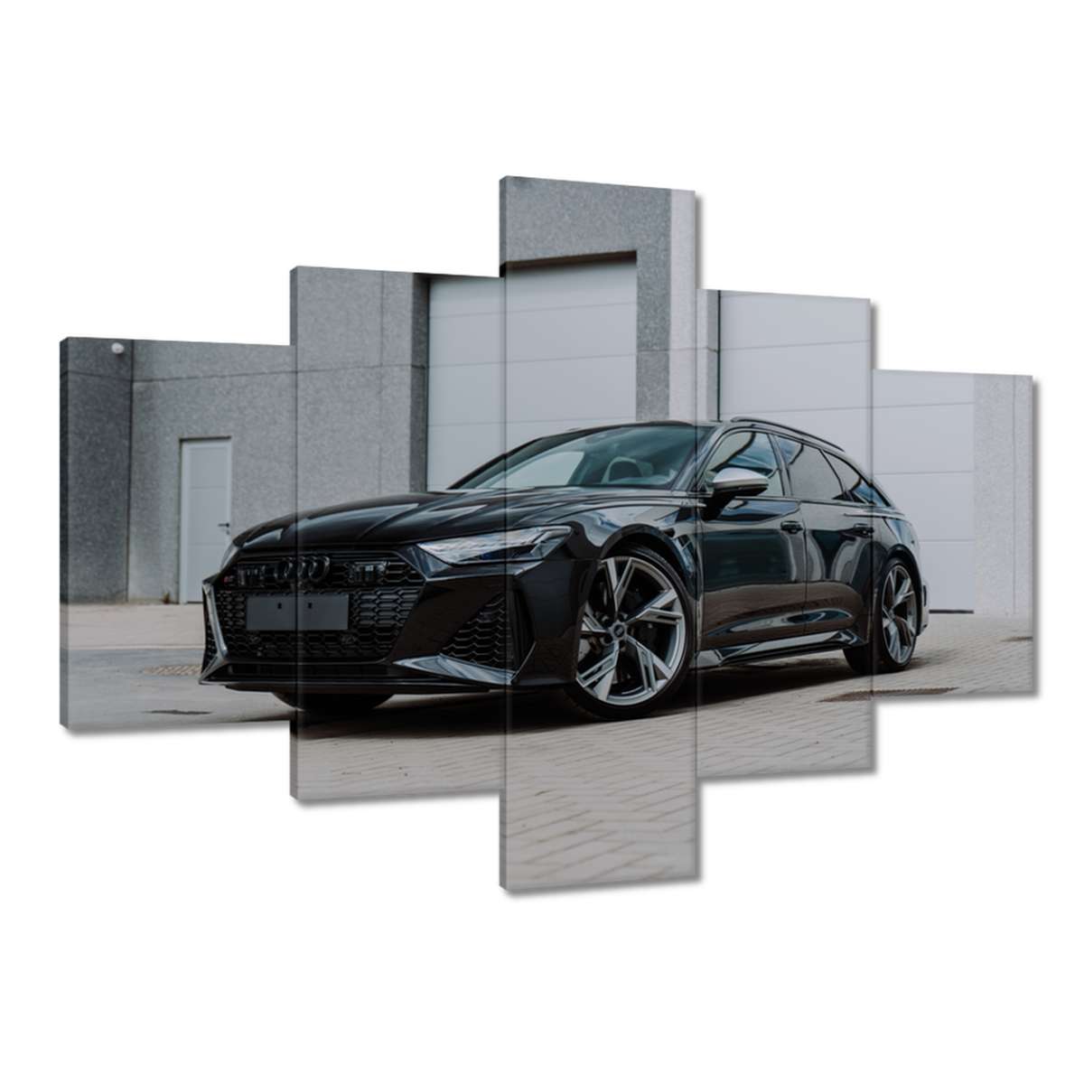 Obrazy 100x70 Černý automobil Audi