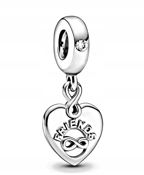 Charm colgante Pandora Amigos pár Siempre