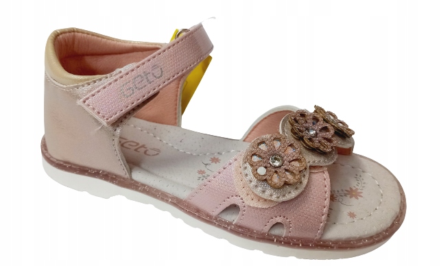 

Sandałki sandały r30 dziewczęce różowe z piętą