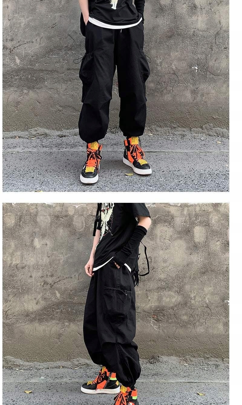Men Casual Joggers Pants Solid Thin Cargo Sweatpants Male Multi-Pocket  Trousers New Mens Sportswear Hip Hop Harem Pencil Pants