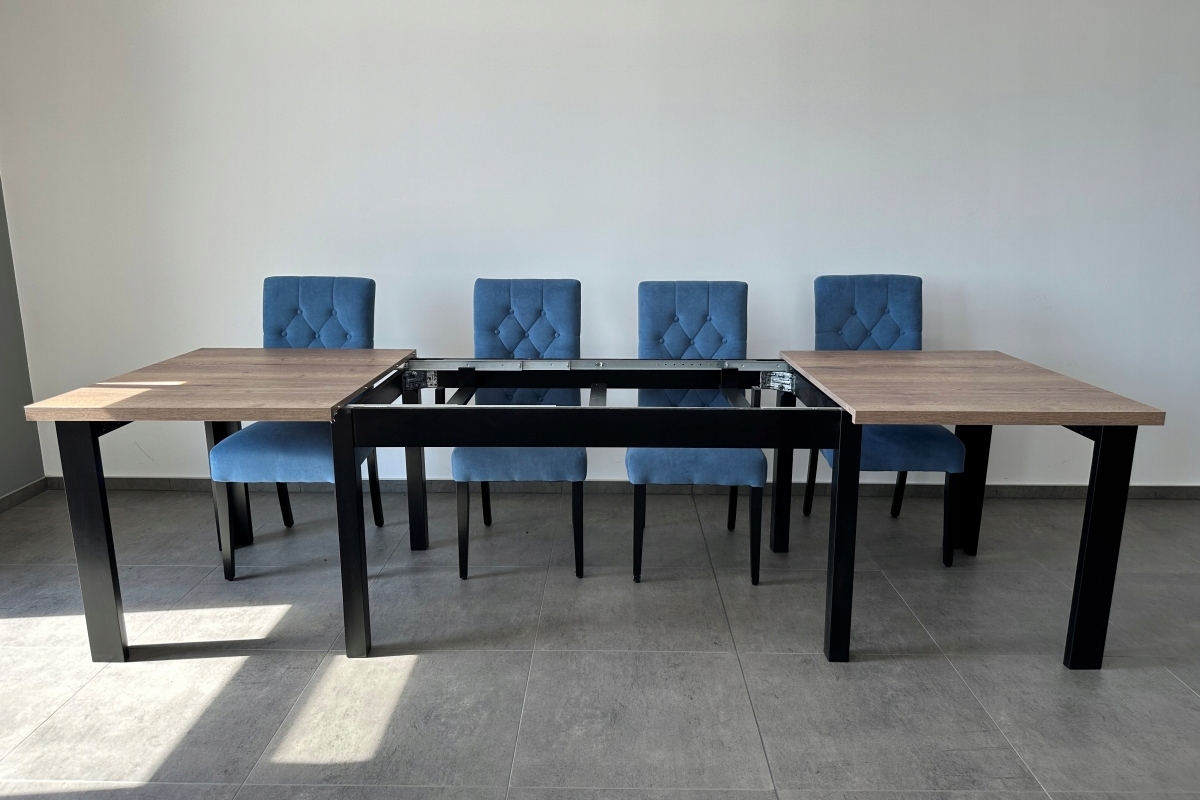 Stół XXL 160cm rozkładany do 400cm ośmionogi stół Duży rozkładany stół HULK Głębokość mebla 100 cm