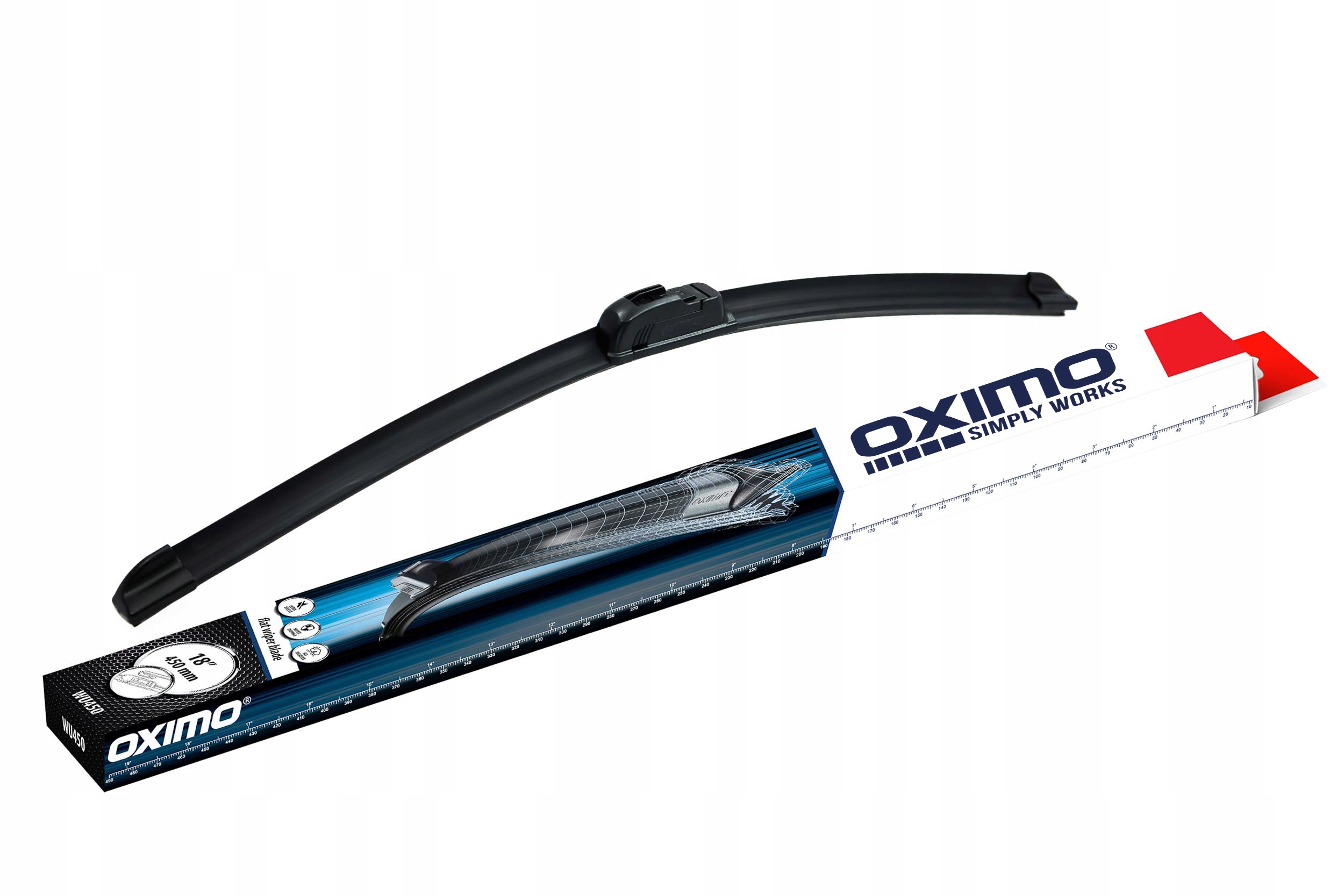 Wycieraczka bezszkieletowa Oximo o długości 450 mm