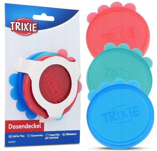 

Pokrywka plastikowe zamknięcie puszki 7,6 cm 3 szt