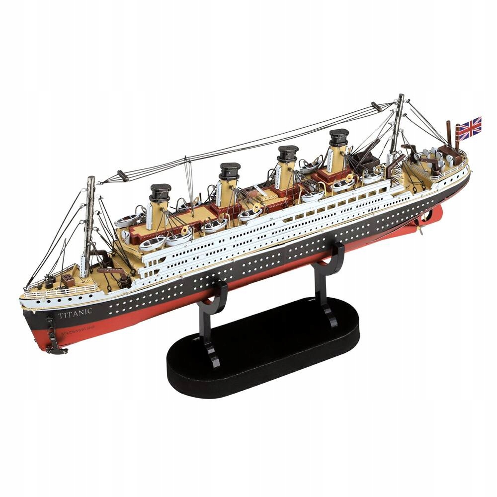 Piececool Puzzle Metalowe Model 3D TITANIC Statek Marka inna