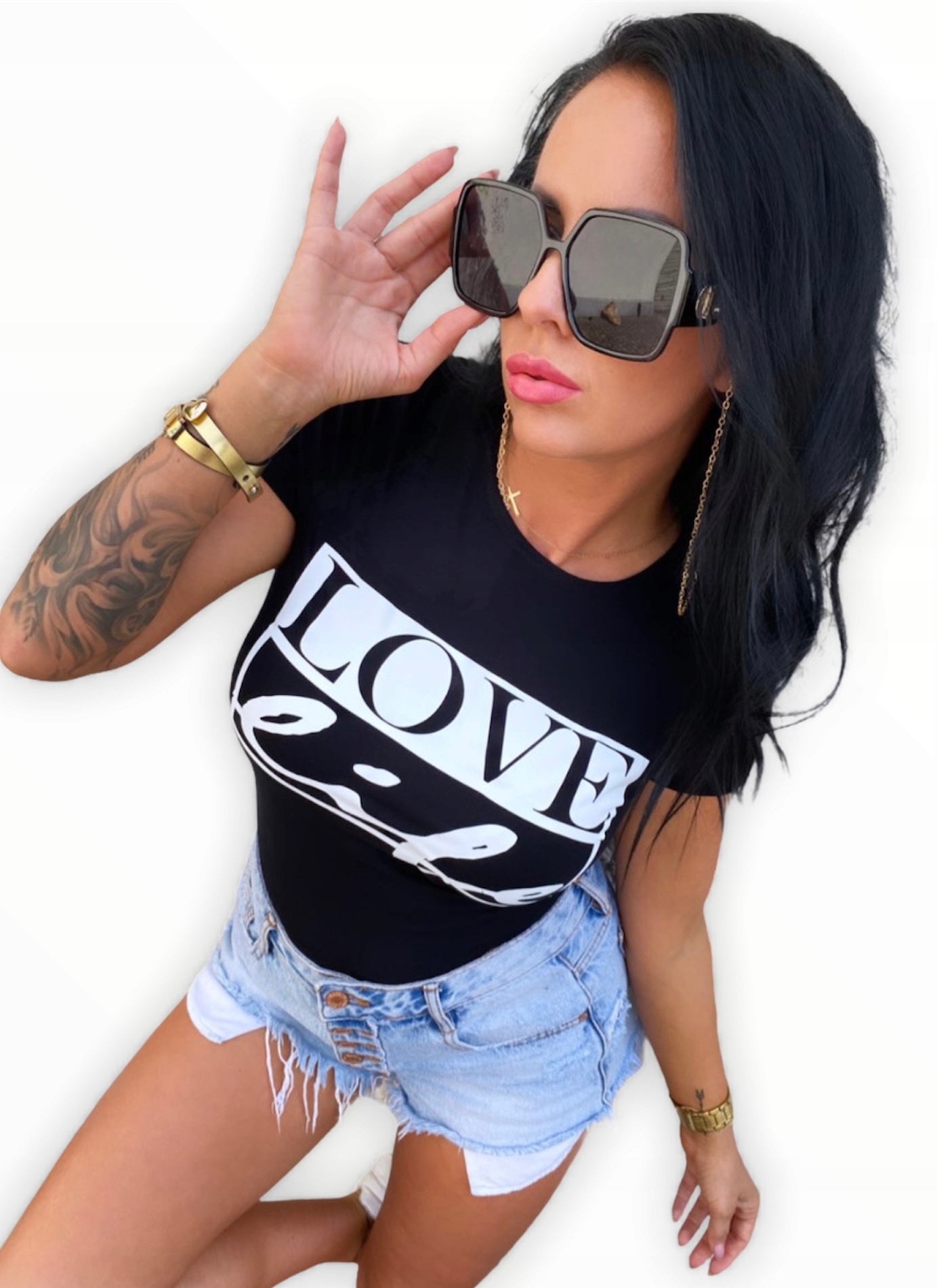 

LipMar.... T-shirt nadruk love life Kolory L 40