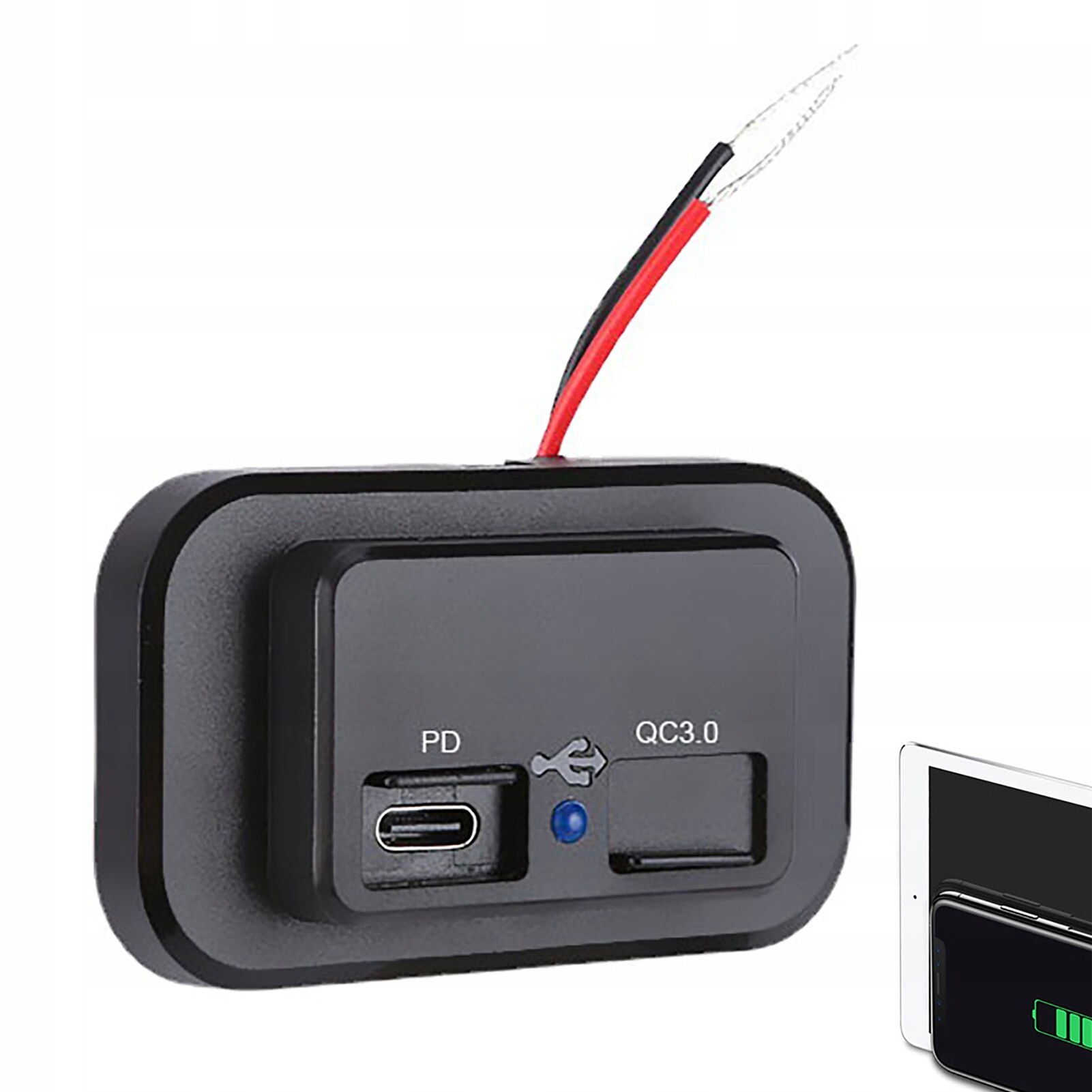 6935460966693 - et Power Adapter With LED for Camper Truck Boat RV