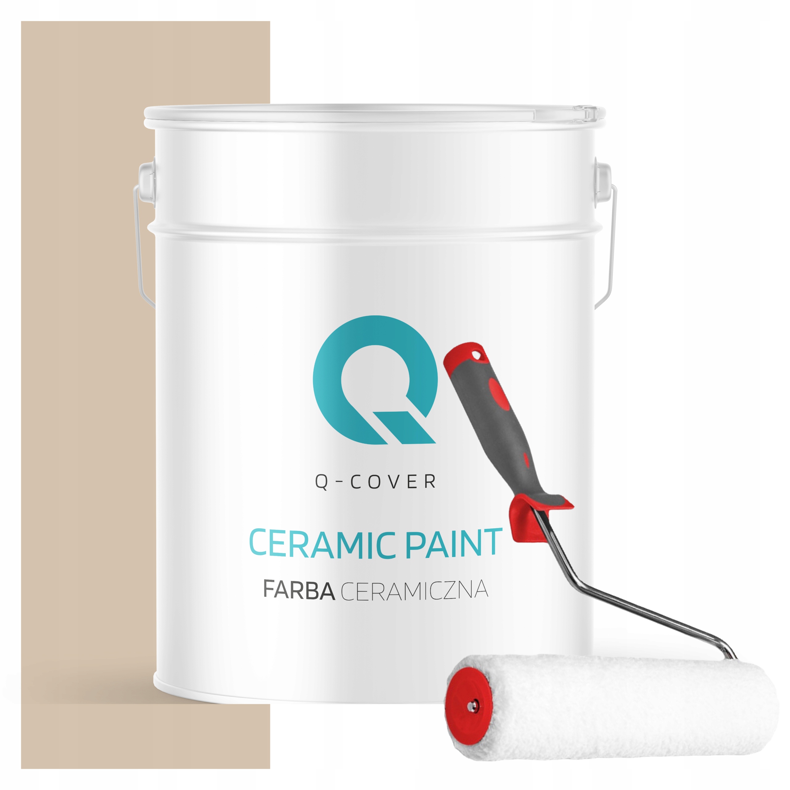 Keramická Farba Na Stenu Béžová H4155 10L Mat Poľský Výrobca Valček