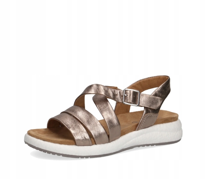 

Caprice 9-28705-28 Taupe Metallic wygodne sandałki